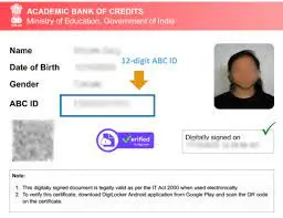APAAR PVC CARD